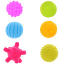6piece Soft Balls Massage Educational Toys for Children Early Childhood