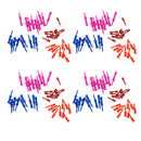 160pcs Mixed Colors 4-SIZE Plastic Castle Golf tees Height Control