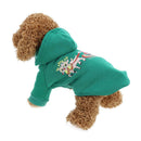 Pet dog Christmas dress Teddy Bears Christmas jacket Cotton pet sweater
