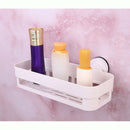 White Powerful Non-Perforation Suction-Free Suction Cup Storage Basket BathrH5R1