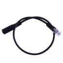 1pc 3.5mm Audio Jack Female to Male RJ9 Plug Adapter Converter Cable