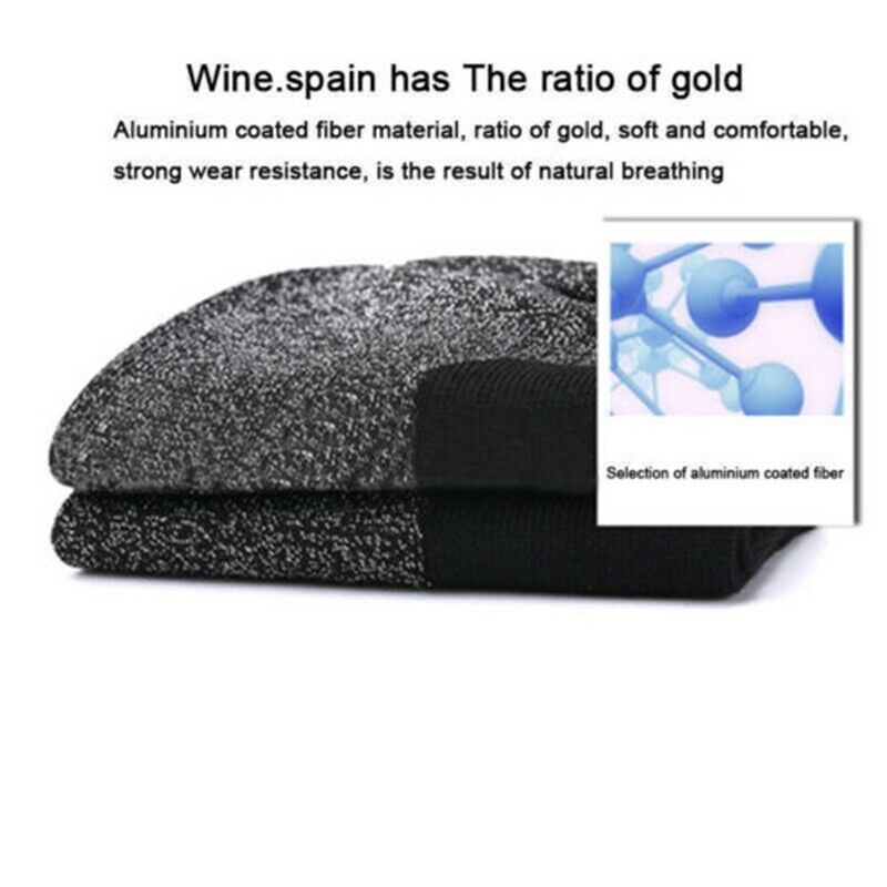Winter 35 degree Aluminized Keep Feet Long Sock Heat Fibers Insulation Belo X1F3