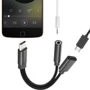 Type C To 3.5mm  And Charger 2 In1 Headphone Audio Jack USB C Cable Adapter