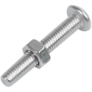 150Pcs M5 Stainless Steel Button Head Hex Socket Head Cap Bolts Screws Nuts I5F2