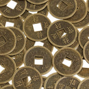 50pcs Feng Shui Coins Ancient Chinese I Ching Coins For Health Wealth Charm