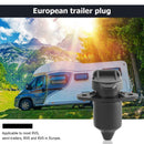 3 Way Trailer Socket European Standard 3 Pin Truck Caravan Coupling Adapter