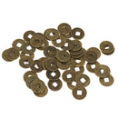 Feng Shui Coins Chinese Ancient Fortune Coins 1.8cm I Ching Money Coin Charm