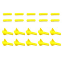 Lots 10 57mm Yellow Grilled Protective Tire Changer Bird Head Remover Pad