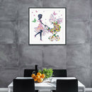 5D DIY Special Shaped Diamond Painting Girl Embroidery Craft Kit Home Decor