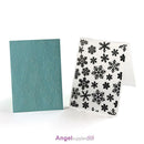 Christmas Snowflake Plastic Embossing Folder for Scrapbook DIY Album Card