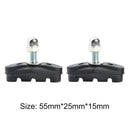 1 Pair Bicycle Brake Pads Rubber MTB Bike C-Brake Holder Cycling Equipment