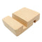 Portable Wooden Double Slot Phone Holder Mobile Desktop Phone Stand Universal