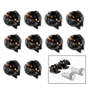 10x T10 W5W 168 192 194 Twist Lock Wedge Instrument Panel Dash Light Base Socket
