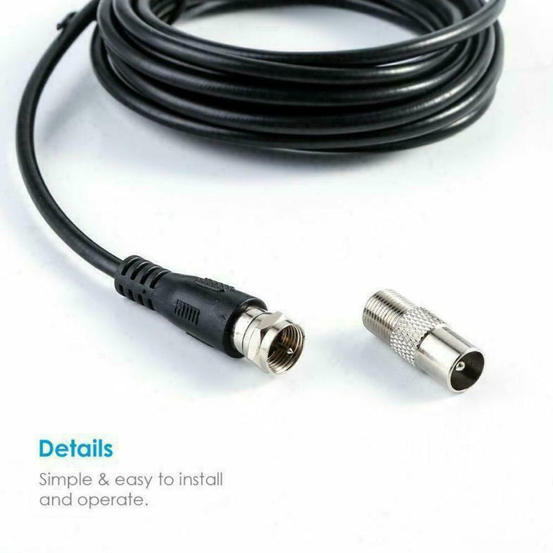 Digital TV Antenna With Amplifier Signal Booster Indoor Antenna Portable HD Y0F0