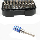 31 PCS Common Screwdriver Bit Set 1/4 Inch 25Mm Slotted Torx Hex Phillips S