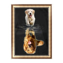 DIY 5D Diamond Embroidery Little Dog Painting Cross Stitch Art Craft Home D