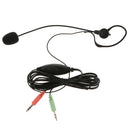Corded PC Headset with Microphone, Dual 3.5mm Jack Noise Cancelling Monaural