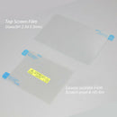 New Top Tempered Glass Film Screen Protector+Bottom Cover For Nintendo 3DS XL/LL