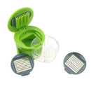 Garlic Press Chopper Hand Presser Grinder Crusher Twist Storage Kitchen P4X3