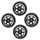 4pcs RC Flat Racing Tires Tyre Wheel Rim For HSP HPI 1:10 On-Road Car 6017