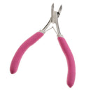 Stainless Steel Nails Cuticle Nipper Hard Skin Remover Manicure Tool Pink