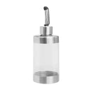1 pcs Transparent Seasoning Oil Can 350ml Stainless Steel High Quality