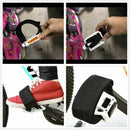 1 Pair Fast Release Cycling Road Bike Pedal Straps Bicycle Feet Toe Clips Belt
