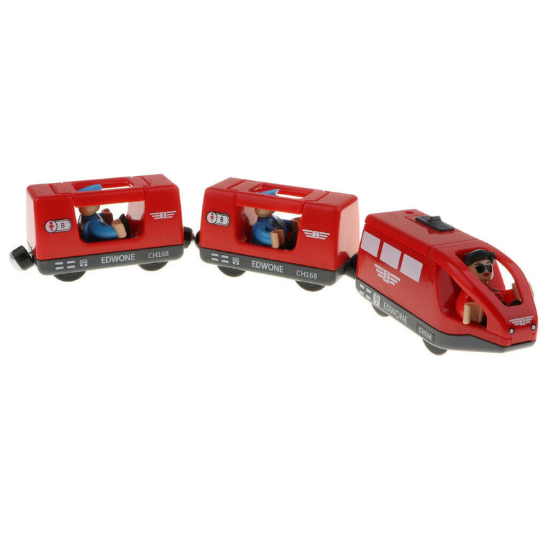Electric  Train Set for Railway Wooden Tracks - Compatible with All