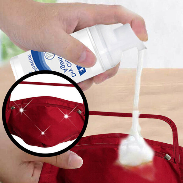 30ml Clothing Foam Travel Anti Dust Dry Cleaning Agent Stain Remove Wash Free
