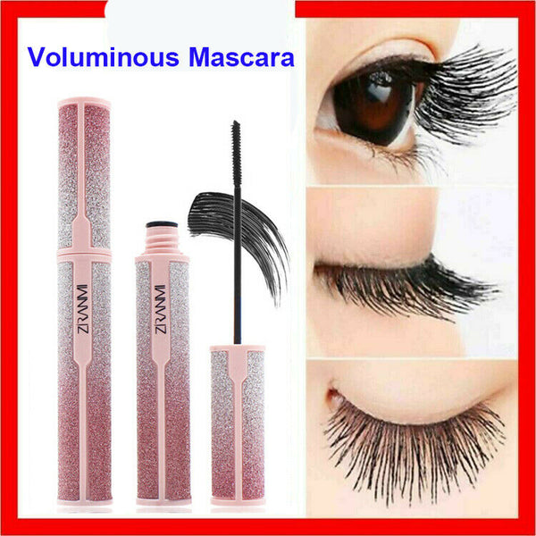 Silk Fiber Eyelash Mascar Extension Makeup Black Waterproof Eye Lashes UK
