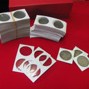 100pcs Square Paper Coin Album Collection Cardboard Coin Holder Easy ortw