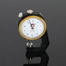 0-10mm 0.1mm Dial Leather Paper Thickness Gauge Meter Tester (Flat Head)