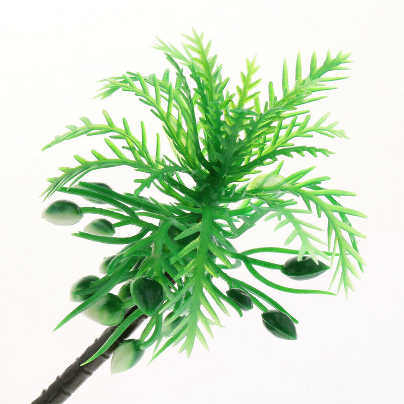 2pcs Vivid  Coconut Tree for Reptile Terrarium Ornaments
