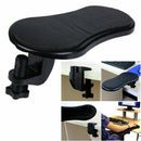 Computer Armrest Adjustable Arm Wrist Rest Support Mouse Pad for Desk / Chair BK