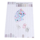 2021 Block Year Planner Daily Plan Paper Wall Calendar for Office School H Fh
