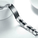 Creative Cross Stainless Steel Bracelet Men's Black Fashion Bracelet F8A2