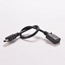 Mini Usb 5Pin male plug to female jack extension data adapter cord cable 25C M&