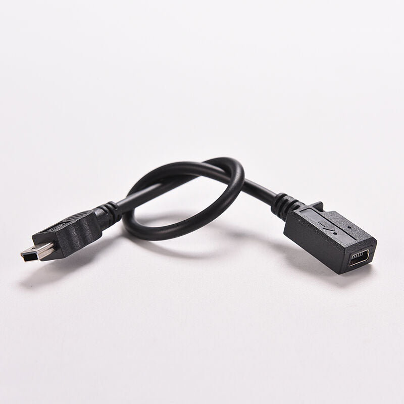 Mini Usb 5Pin male plug to female jack extension data adapter cord cable 25C M&
