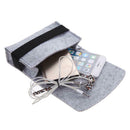 2pcs Carrying Case Pouch for 2.5in Mini USB Hard Drive Disk HDD w/ Bandage