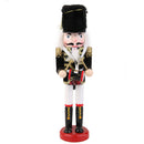 Wooden Royal Soldier Nutcracker Drummer, Traditional Festive Christmas Decor