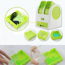 Mini USB Portable Fan Cooling Desktop Air Conditioner Office Home Purple