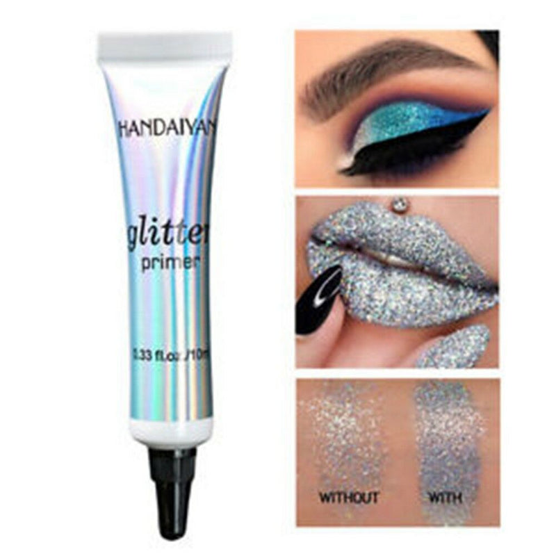 Multifunction Glitter Shimmer Base Glue Face Makeup Eyeshadow Primer Cosmetic--