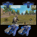 2pcs X7 Phone Gamepad Trigger Fire Button Aim Key Smartphone Controller for PUBG