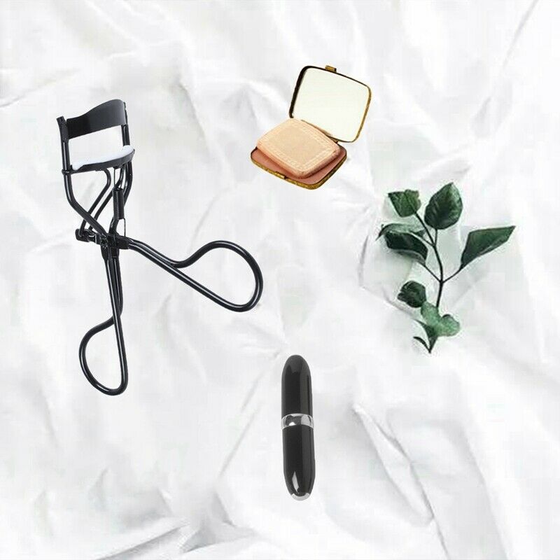 5X(Cosmetic Tool Black Handgrip Curling Lashes Eyelash Curler T1O5)