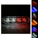 4-LED Flashing Recovery Strobe Car Emergency Light Grill Breakdown 12V-24V New