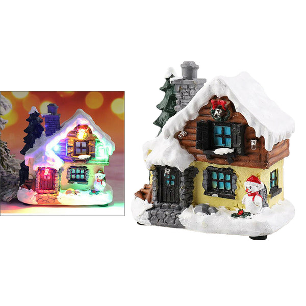 3x Christmas Home Decoration Village Ornament Gift Decoration