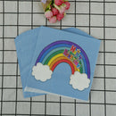 20pcs rainbow printed happy birthdaypaper napkins wedding party decor supplie!j