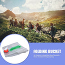20L PVC Foldable Water Container Bags Outdoor Camping Water Carrier Bucket A