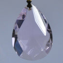 10Pcs Clear Crystal Glass Chandelier Lamp Water Drop Pendant Jewelry Making DIY