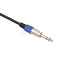 3-pin XLR Male to 1/4" 6.35mm Stereo Plug Audio Cable Microphone TRS Adapter